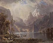 Albert Bierstadt In the Sierras USA oil painting artist